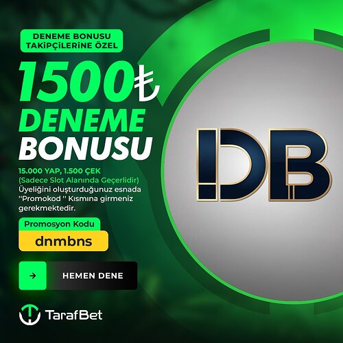 Tarafbet 1500 TL Deneme Bonusu