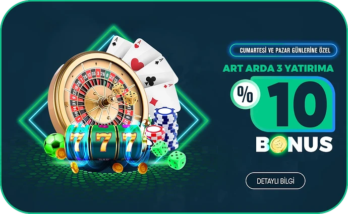3 Yatırıma  Bonus