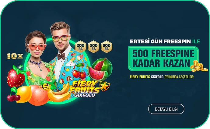 Ertesi Gün Freespin İle İki Gün Üst Üste Kazanma Şansı