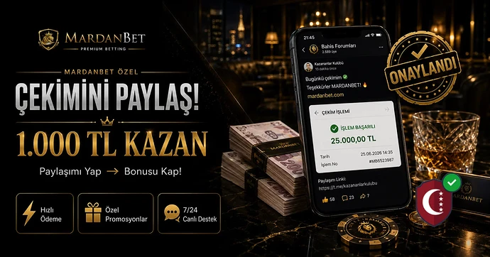 ÇEKİMİNİ PAYLAŞ 1.000 TL KAZAN