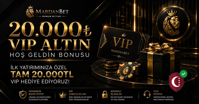 20.000₺ VİP ALTIN HOŞ GELDİN BONUSU